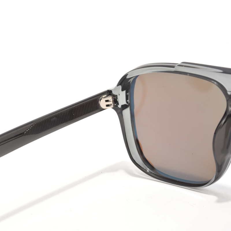 Close-up of modern sunglasses frame