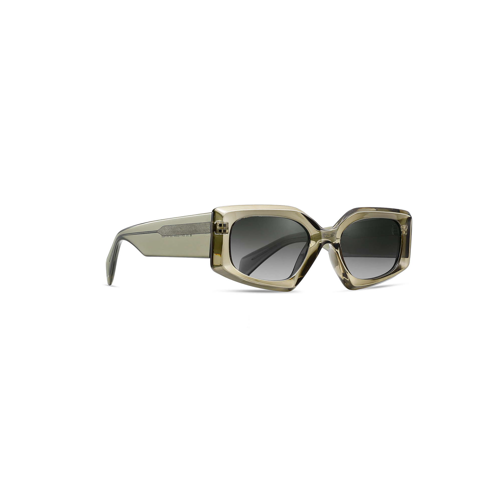 Burlington by Find Unusual green side Stylish green sunglasses with tinted lenses.