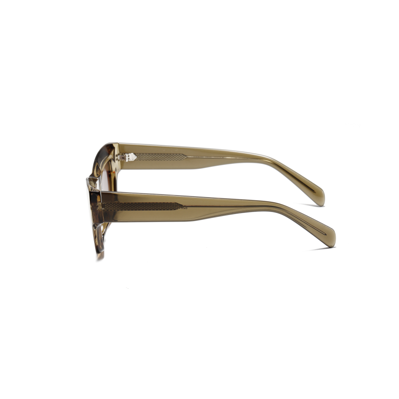 Side view of stylish eyeglass frame