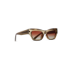 Stylish brown sunglasses with gradient lenses