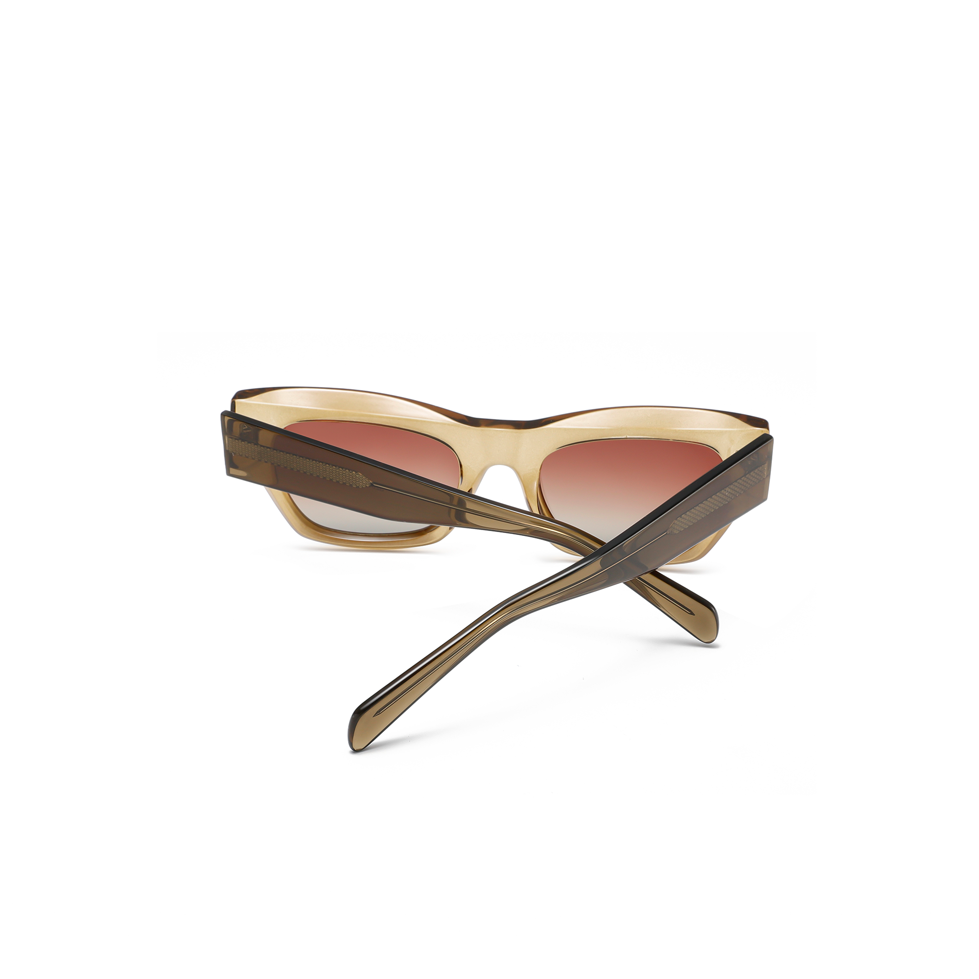 Sloane Sq by Find Unusual brown back open Stylish brown sunglasses with gradient lenses