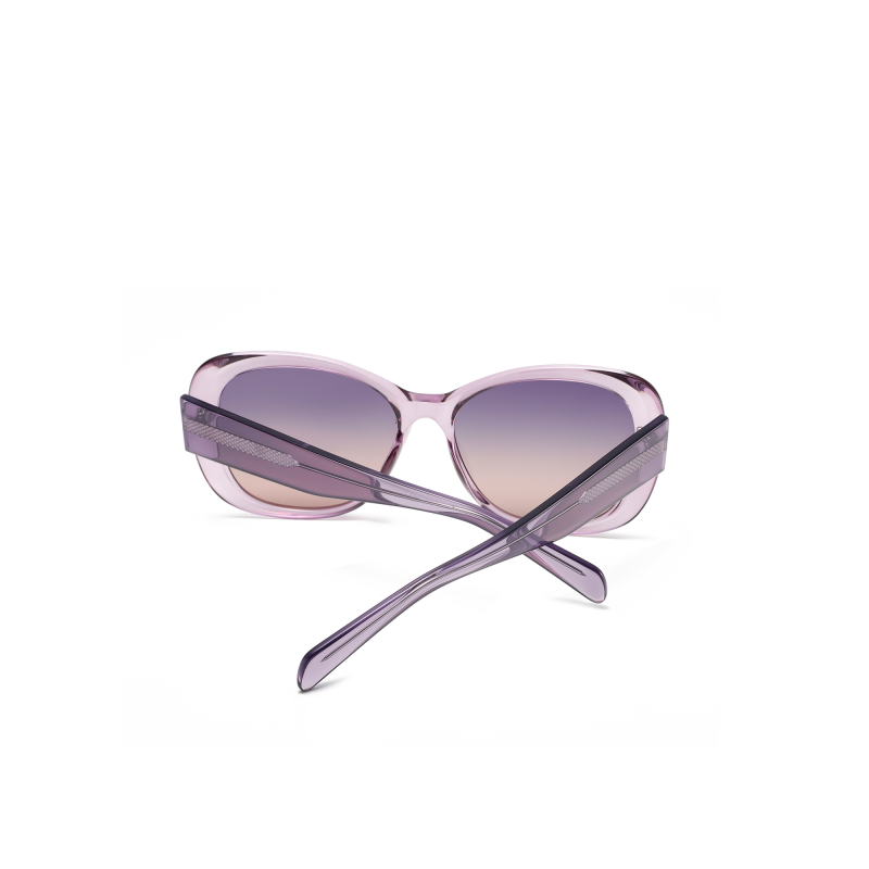 Purple gradient sunglasses with wide frames