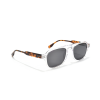 Stylish sunglasses with transparent frames