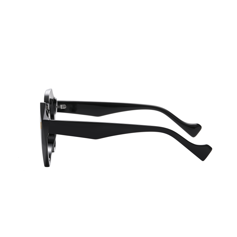 Side view of fashion black sunglasses