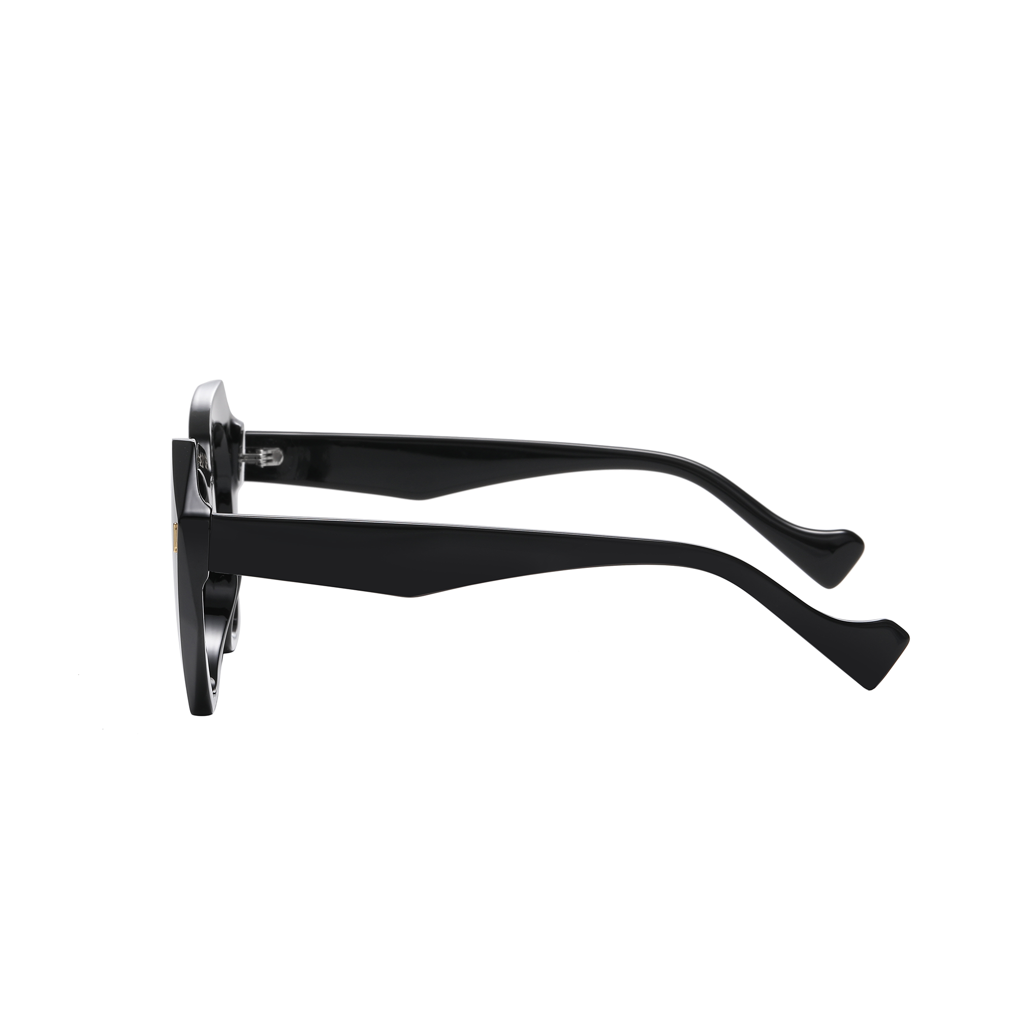 mercer by find unusual black side Side view of fashion black sunglasses