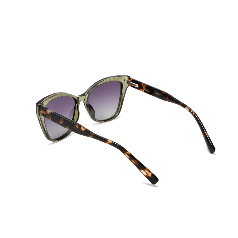 Tortoise shell sunglasses with gradient lenses