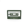 Green cassette tape with 'findunusual.com' label.