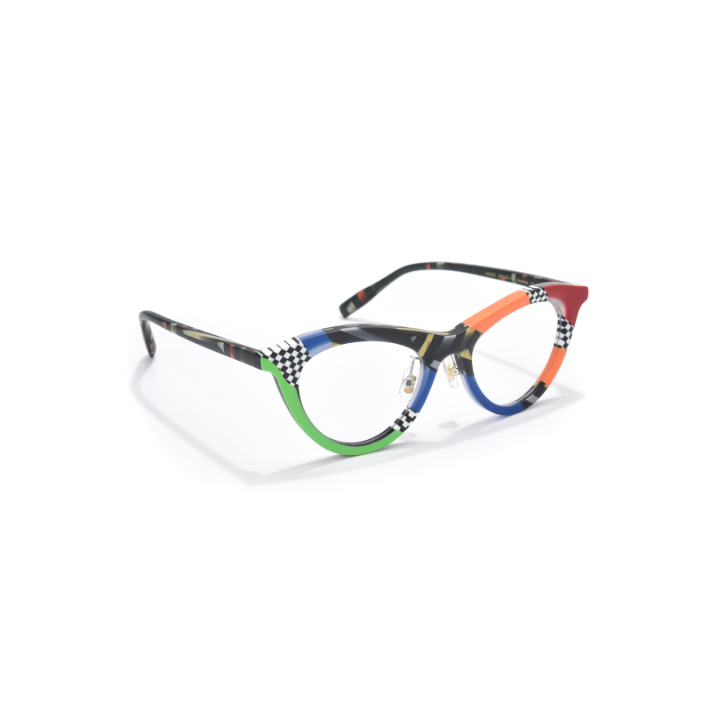 Tabernacle | Bold Multi-Colour Cat-Eye Optical Frame