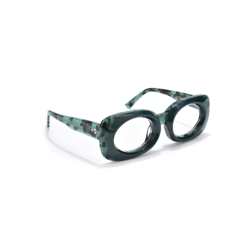 Bruton | Oversized Oval Acetate Glasses